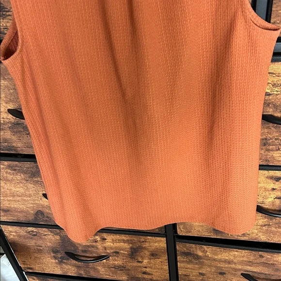 89th & Madison Sleeveless Rust Blouse - Picture 8 of 8